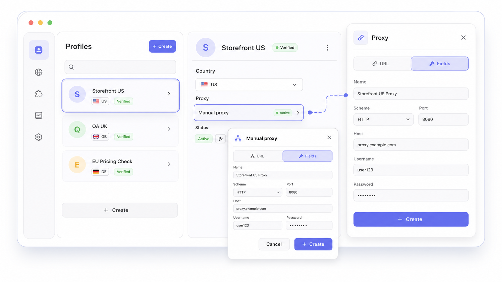 No need to share password workflow preview